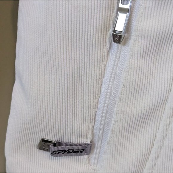 Spyder  Women White Zipper Jacket M - Picture 5 of 9